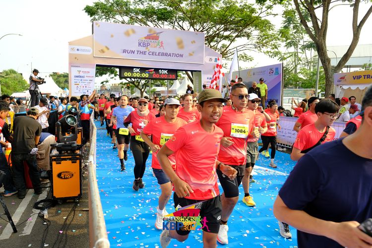 Race photo from CISANGKAN KBP CITY RUN 2025