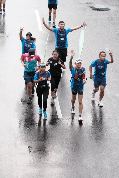 Race photo from Road to BAF Lions Run 2024