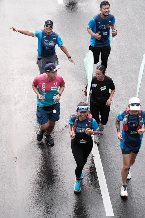 Race photo from Road to BAF Lions Run 2024