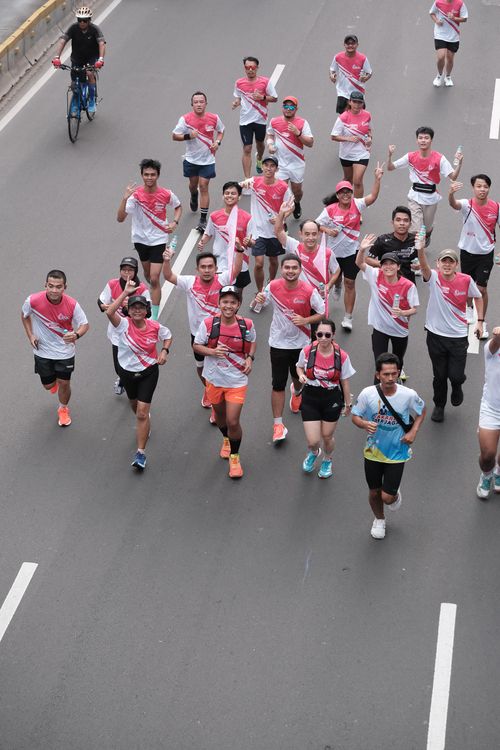 Race photo from Smartfren Run 2024 Vibes