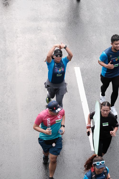 Race photo from Road to BAF Lions Run 2024