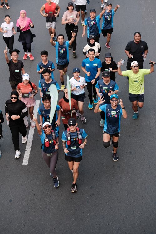 Race photo from Lari Bareng Yuk!