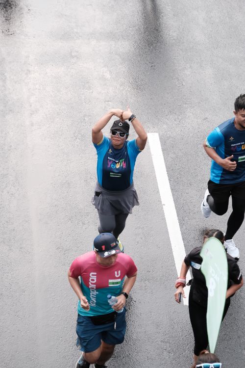 Race photo from Road to BAF Lions Run 2024