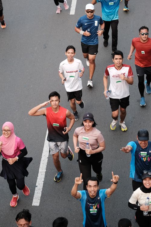 Race photo from Lari Bareng Yuk!