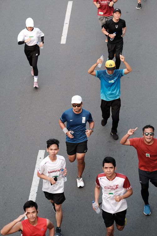 Race photo from Lari Bareng Yuk!
