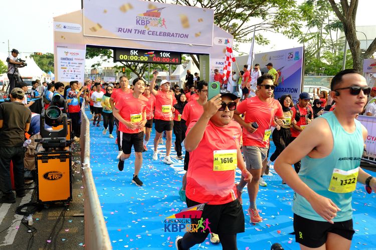 Race photo from CISANGKAN KBP CITY RUN 2025