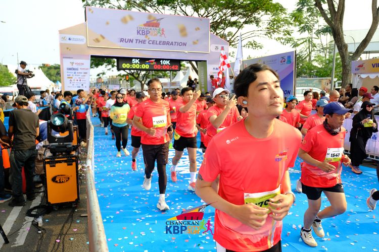 Race photo from CISANGKAN KBP CITY RUN 2025