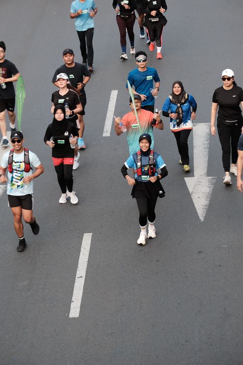 Race photo from Lari Bareng Yuk!