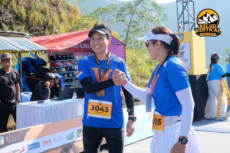 Race photo from Kelud Vertical Challenge 2024