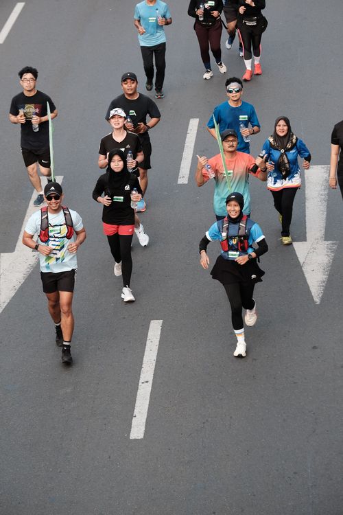 Race photo from Lari Bareng Yuk!