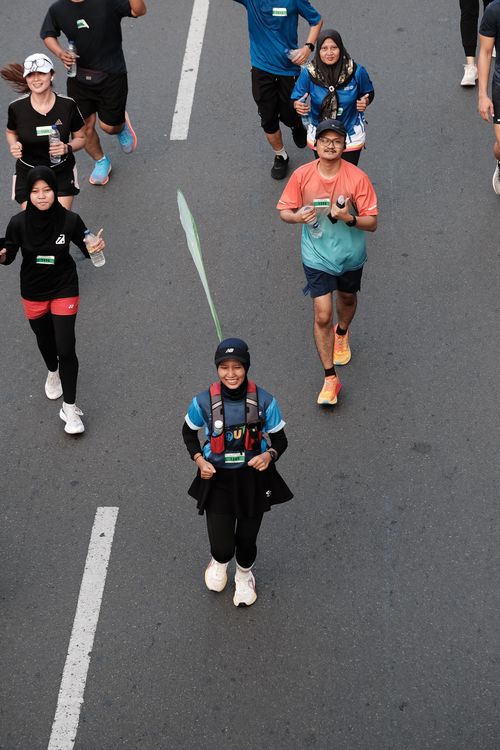Race photo from Lari Bareng Yuk!