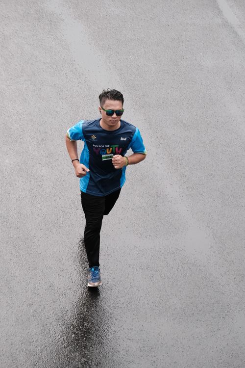 Race photo from Road to BAF Lions Run 2024