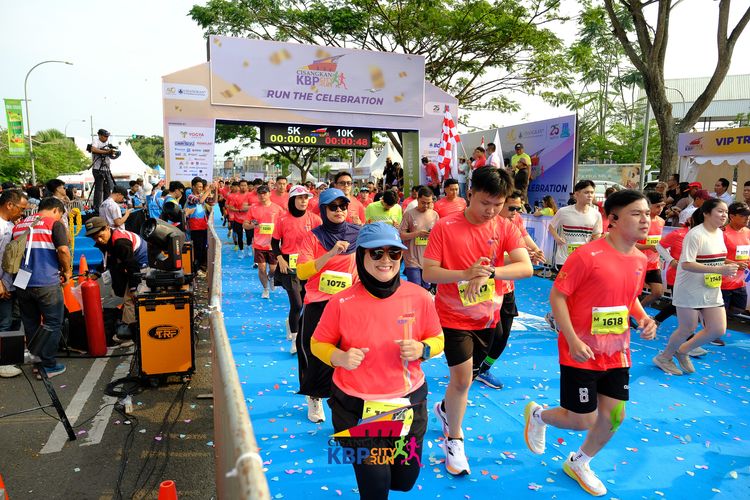 Race photo from CISANGKAN KBP CITY RUN 2025