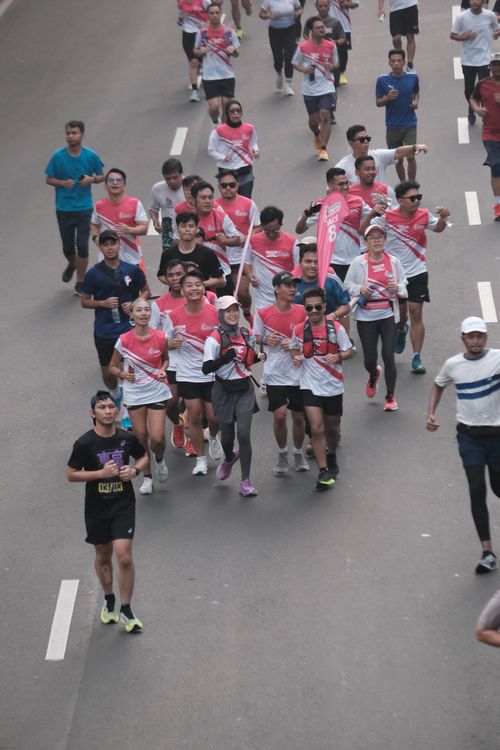 Race photo from Smartfren Run 2024 Vibes
