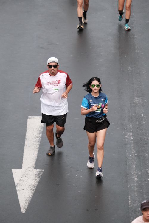 Race photo from Road to BAF Lions Run 2024