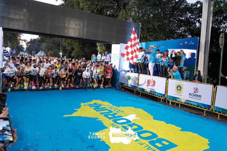 Race photo from Taman Budaya x BOGORUN 2025