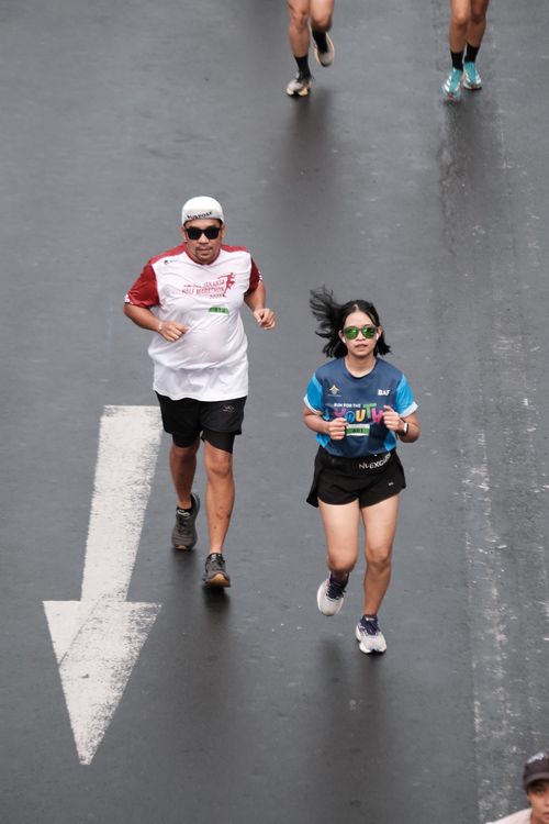 Race photo from Road to BAF Lions Run 2024