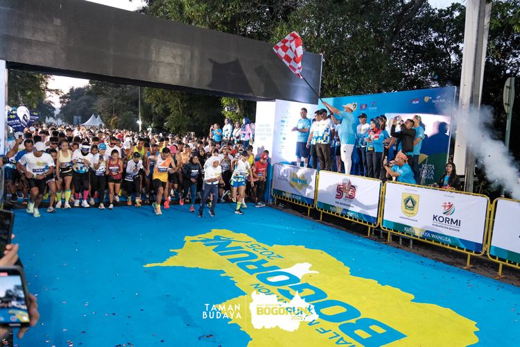 Race photo from Taman Budaya x BOGORUN 2025
