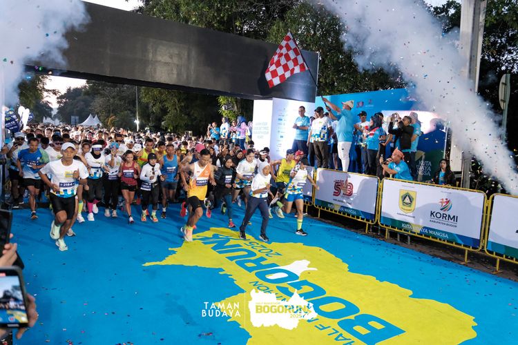 Race photo from Taman Budaya x BOGORUN 2025