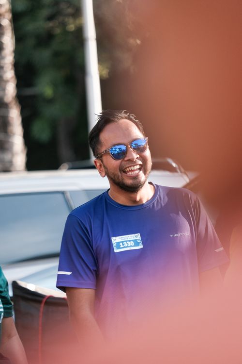 Race photo from Shake Out Run Jabar 10K