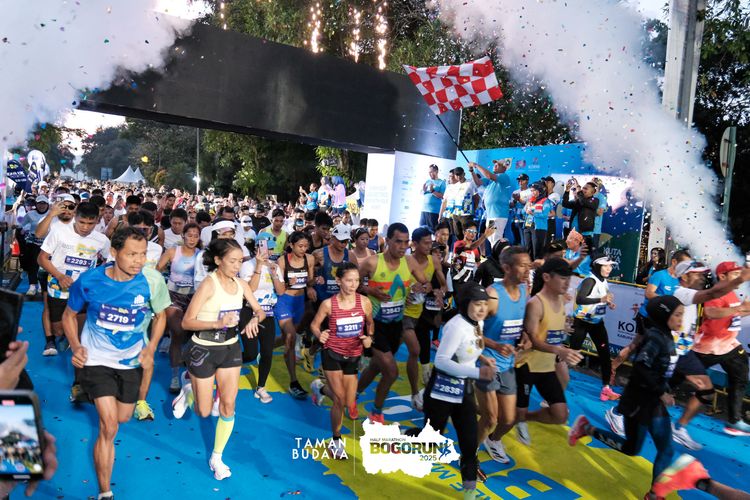 Race photo from Taman Budaya x BOGORUN 2025