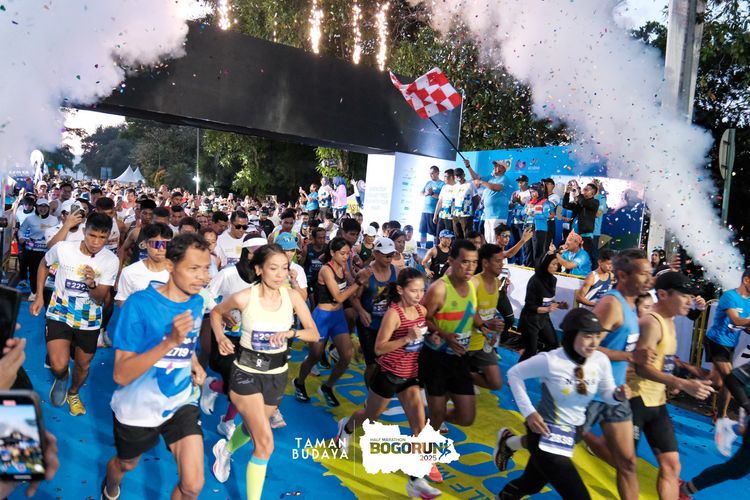 Race photo from Taman Budaya x BOGORUN 2025