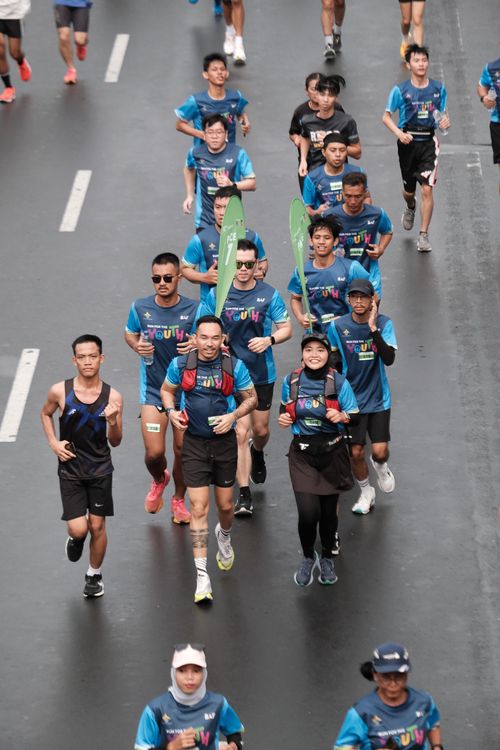 Race photo from Road to BAF Lions Run 2024