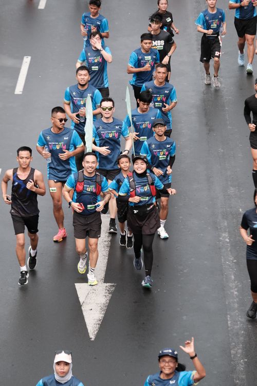 Race photo from Road to BAF Lions Run 2024