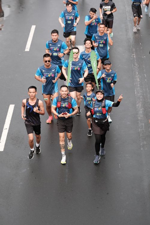 Race photo from Road to BAF Lions Run 2024