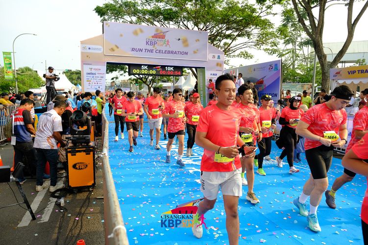 Race photo from CISANGKAN KBP CITY RUN 2025