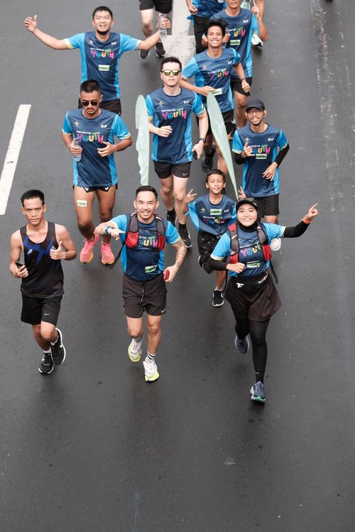 Race photo from Road to BAF Lions Run 2024