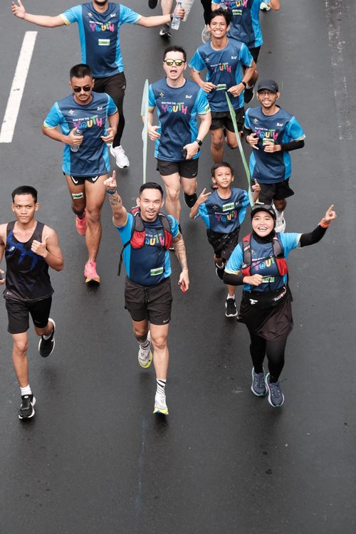 Race photo from Road to BAF Lions Run 2024