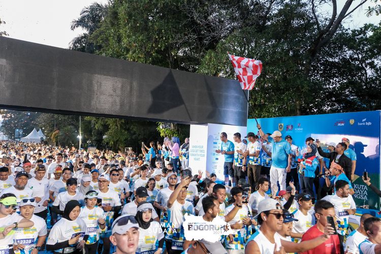 Race photo from Taman Budaya x BOGORUN 2025