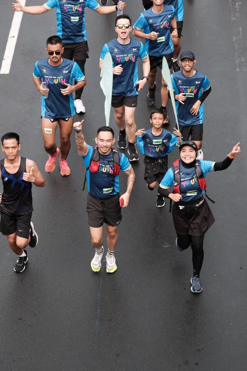 Race photo from Road to BAF Lions Run 2024