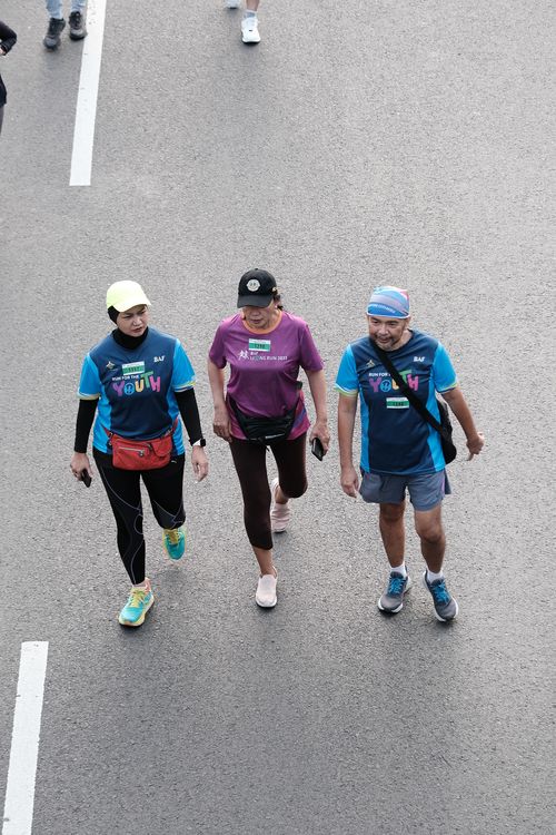 Race photo from Lari Bareng Yuk!
