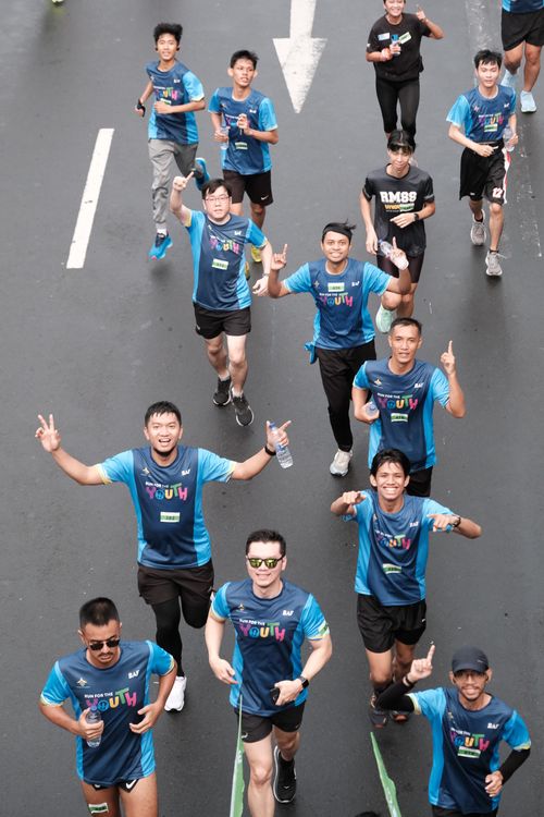 Race photo from Road to BAF Lions Run 2024