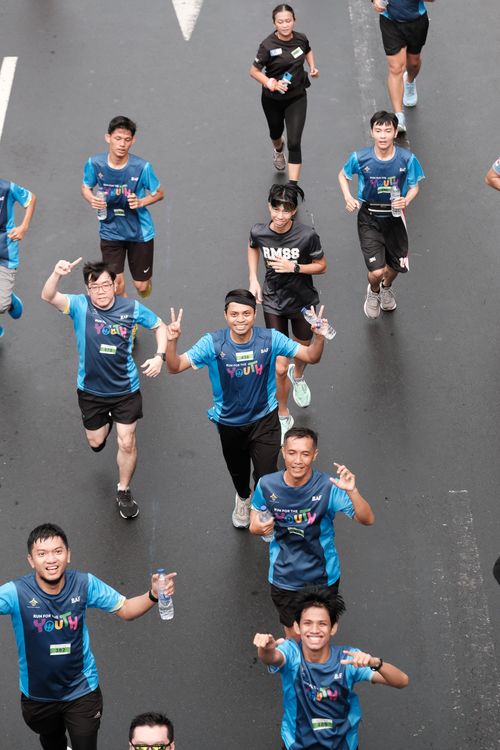 Race photo from Road to BAF Lions Run 2024