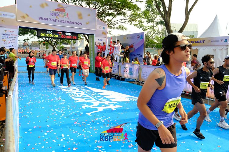 Race photo from CISANGKAN KBP CITY RUN 2025