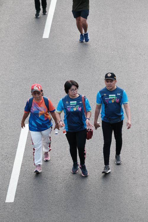 Race photo from Lari Bareng Yuk!