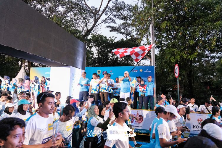 Race photo from Taman Budaya x BOGORUN 2025
