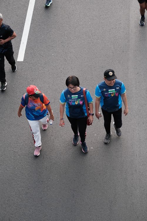 Race photo from Lari Bareng Yuk!