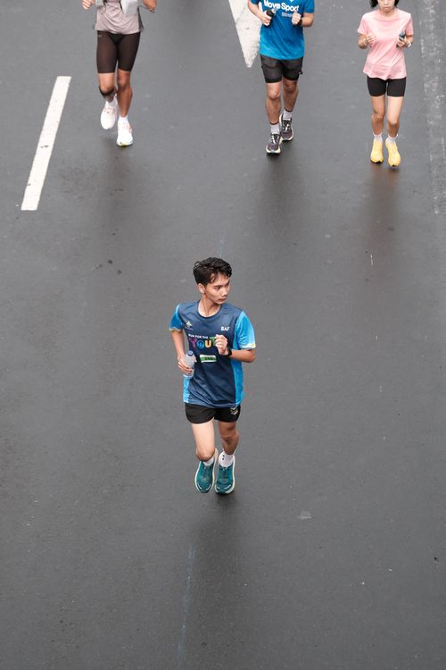 Race photo from Road to BAF Lions Run 2024