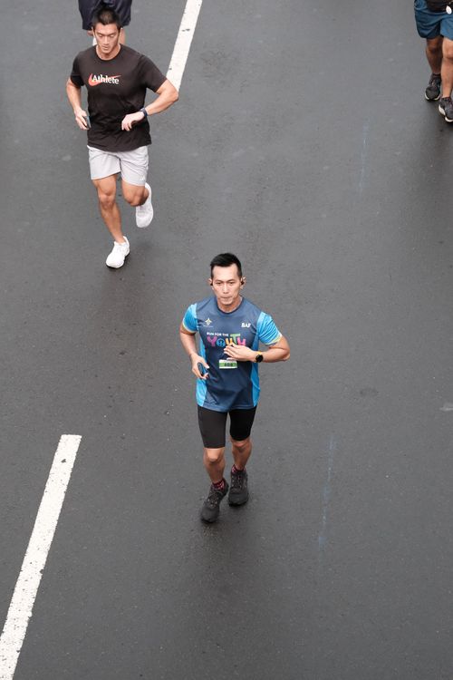 Race photo from Road to BAF Lions Run 2024