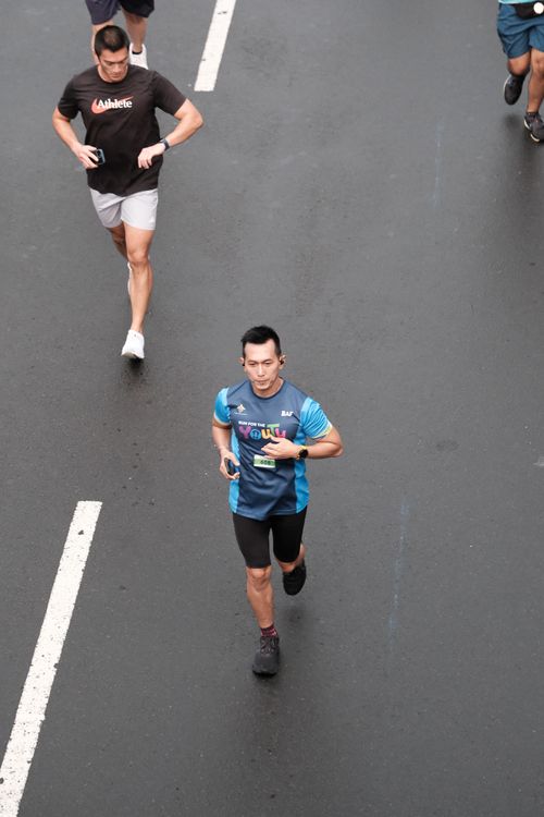 Race photo from Road to BAF Lions Run 2024