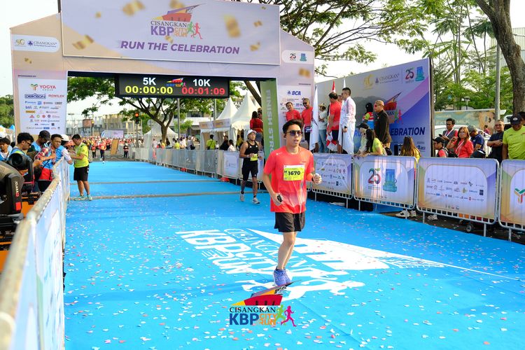 Race photo from CISANGKAN KBP CITY RUN 2025