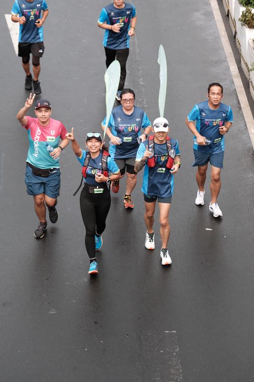Race photo from Road to BAF Lions Run 2024