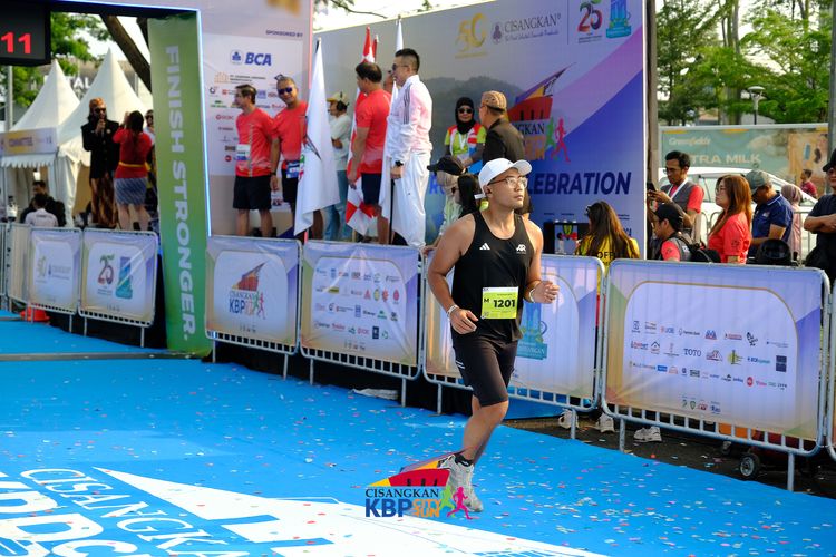 Race photo from CISANGKAN KBP CITY RUN 2025
