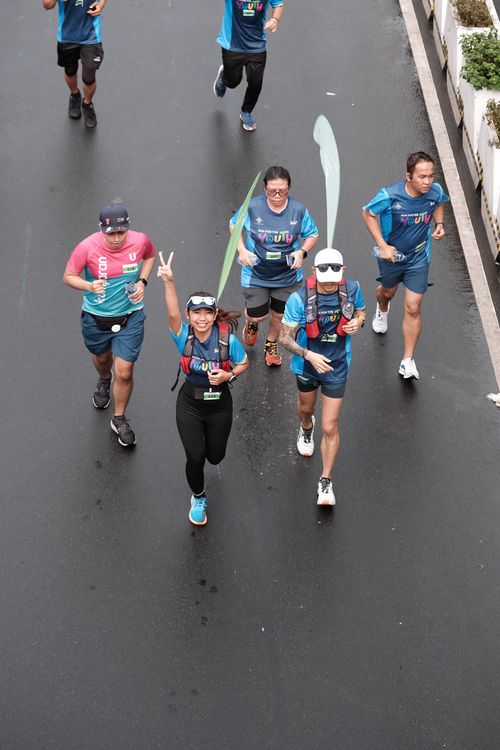 Race photo from Road to BAF Lions Run 2024