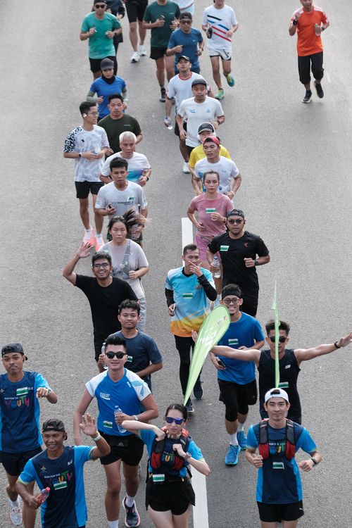 Race photo from Lari Bareng Yuk!