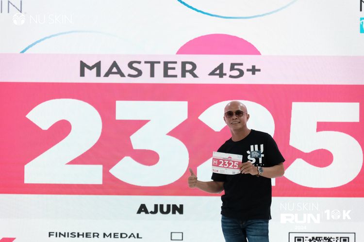 Race photo from Nu Skin Run 10K